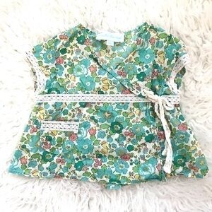 Marie Chantal floral wrap 12m baby top